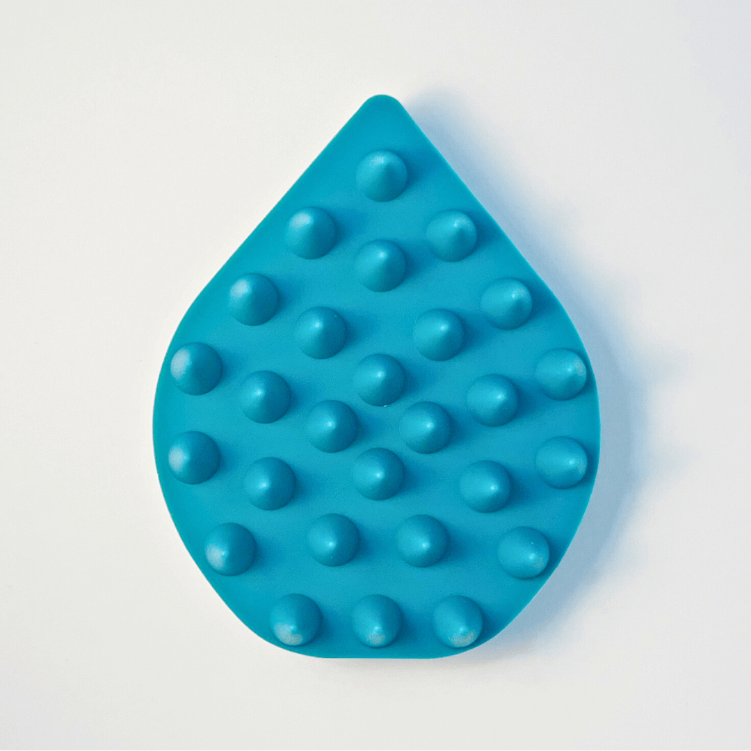 Pospone scalp massager – silicone brush to boost circulation and reduce buildup – benzene‑free, plant‑based dry shampoo by pospone
