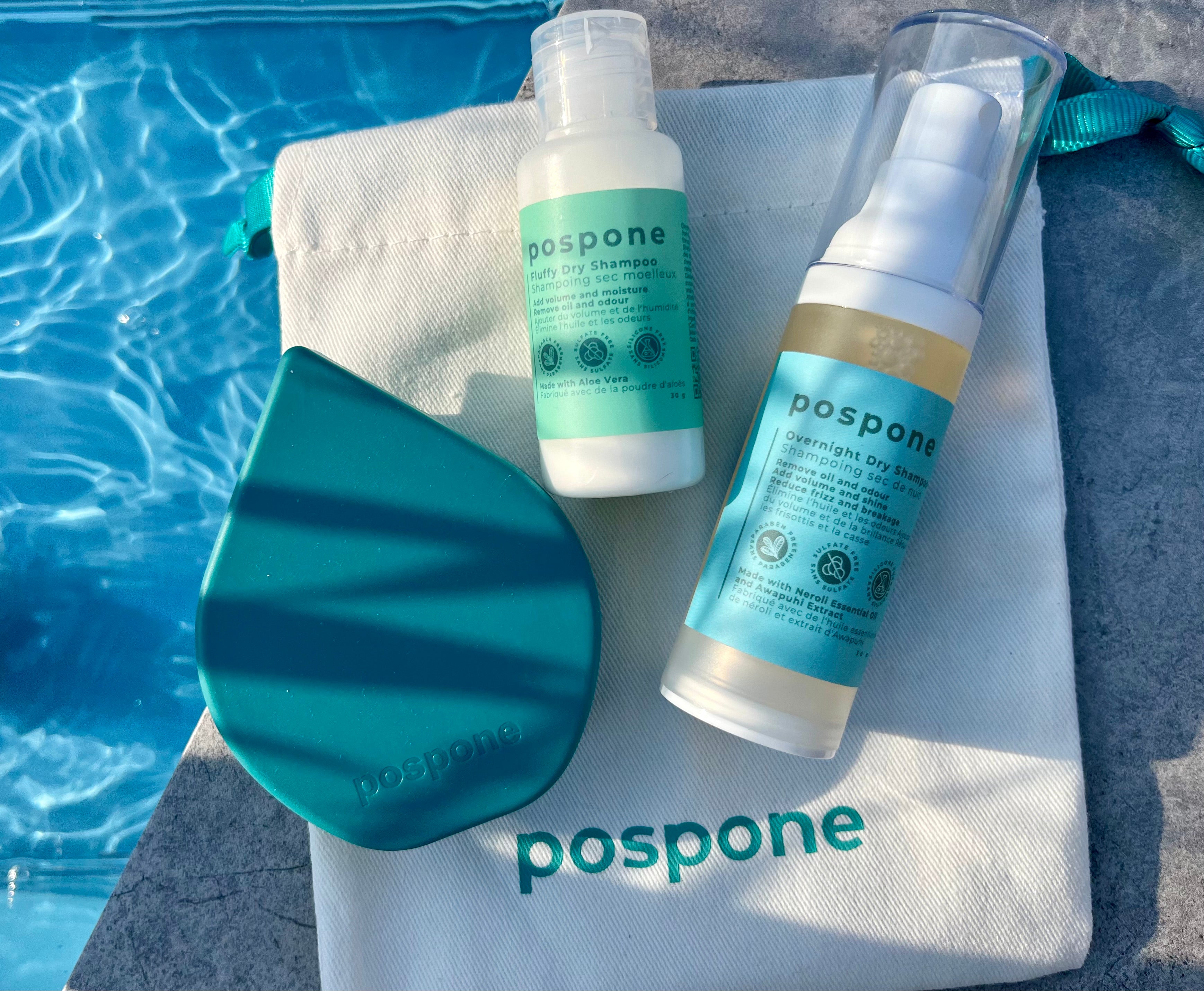 pospone™ | Benzene-Free, Plant-Based Dry Shampoo | pospone